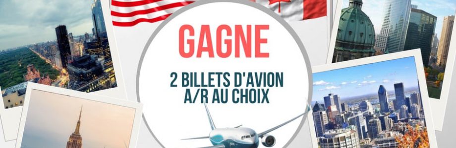 Les vacances ne sont pas finies ! Gagne un voyage à New-York ou à Montréal ! Les vacances ne sont pas finies ! Gagne un voyage à New-York ou à Montréal !